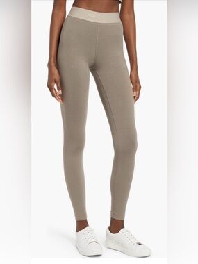 Fear of God ESSENTIALS Women's Desert Taupe High-Waist Leggings 25”